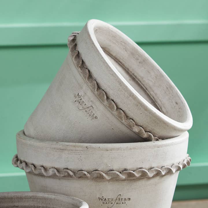 Napa Home & Garden - Wholesale Plant Pot - Wakefield Handmade Henley Pot #6 White
