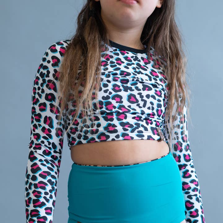 Hadley Rash Badeoberteil - Fushia Leopard für den Großhandel von MINI Street