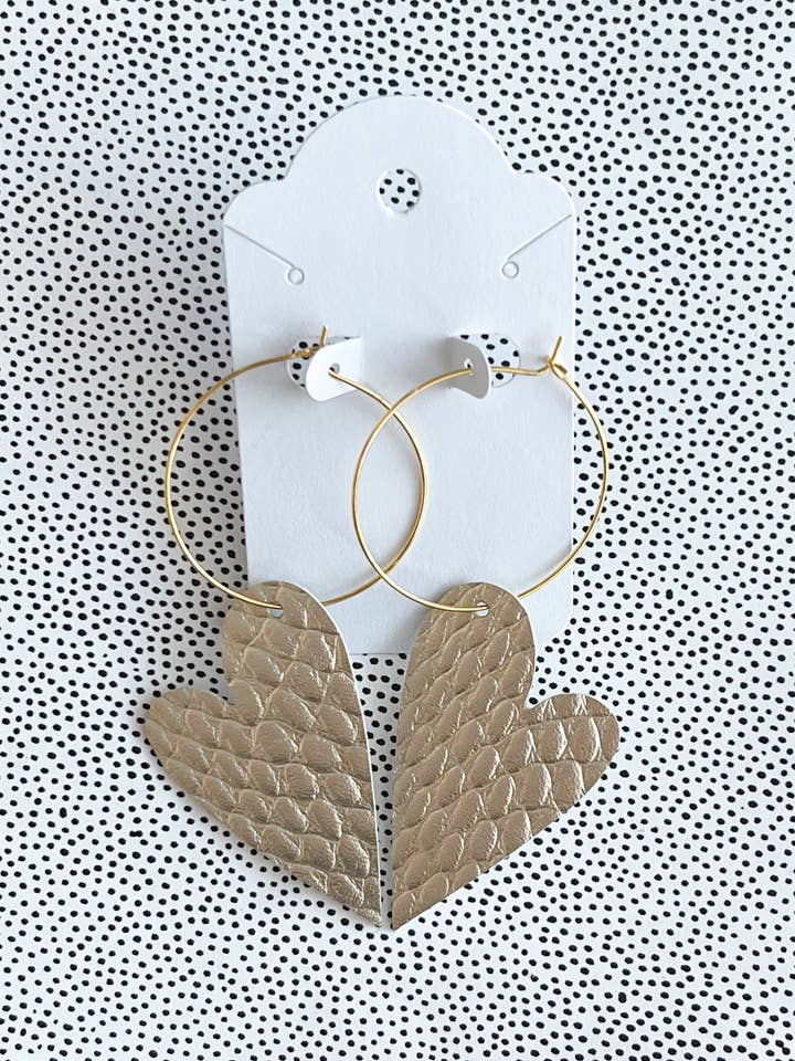 Heart on hoop for wholesale by Recklessly Loved