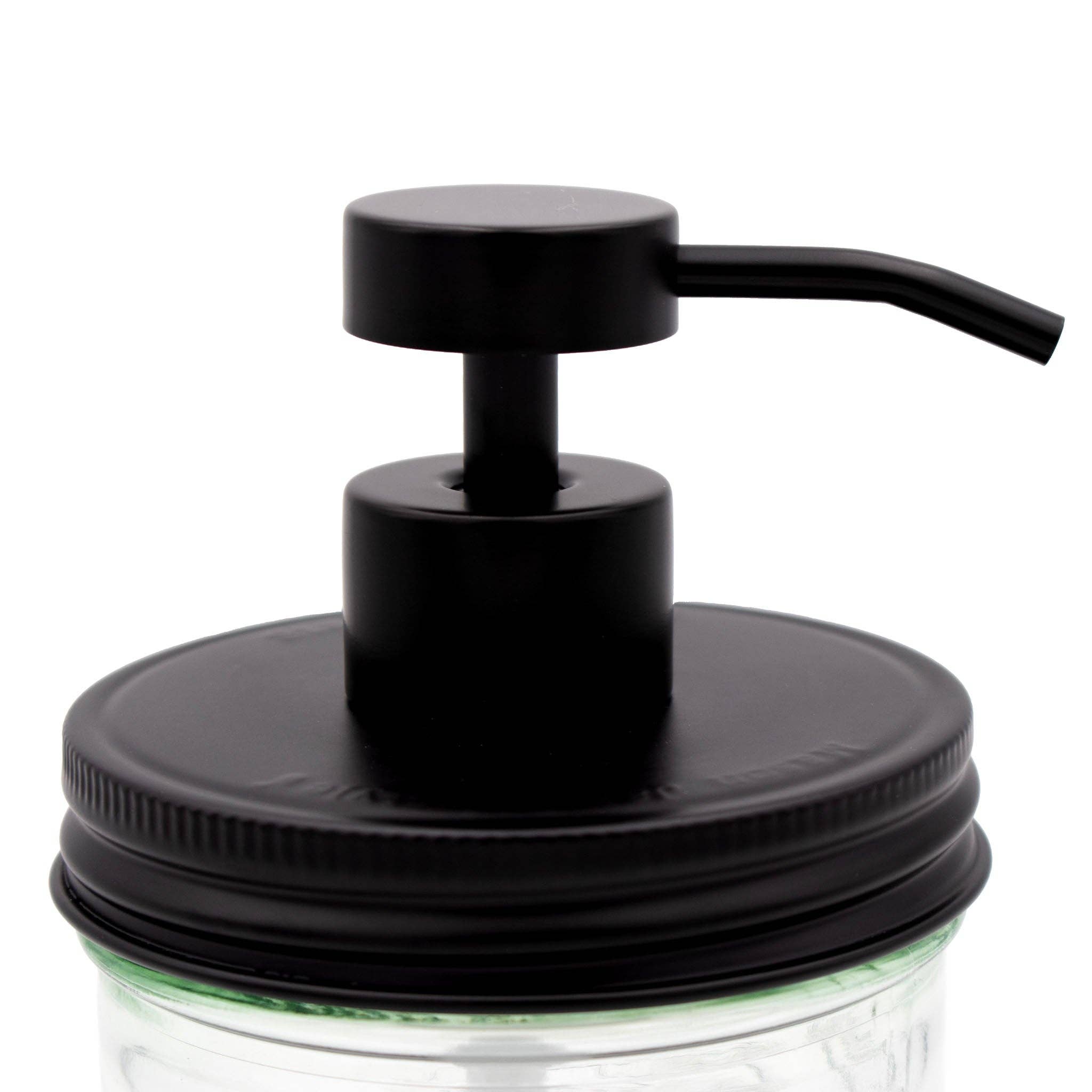 Mason Jar Lifestyle - Wholesale Soap Dispenser - Matte Black Soap Pump Lid Kit for Mason Jars6