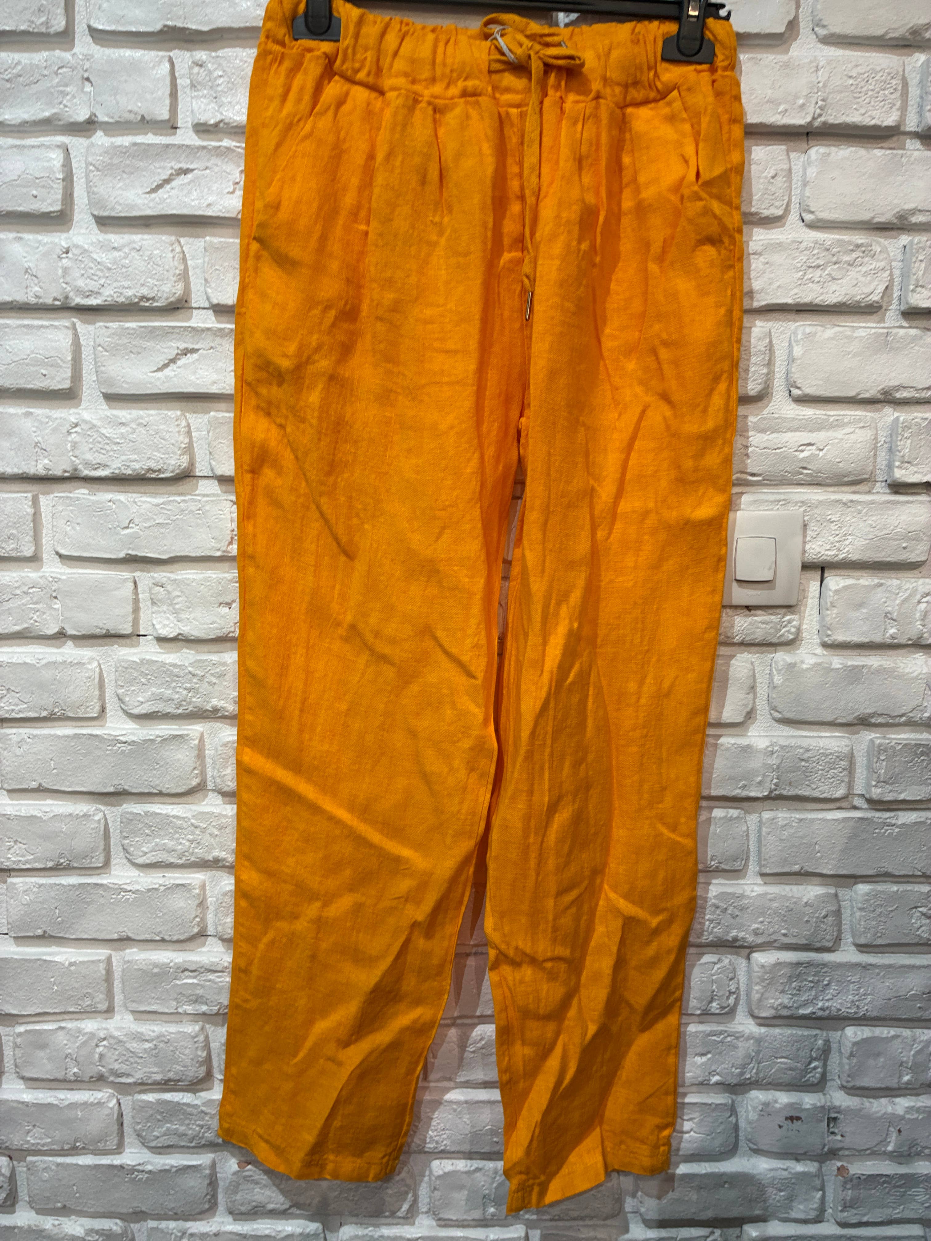 la maison des fibres naturelles – Engroshandel Bukser - Dame – bukser 668121 100% Hør fremstillet i Italien51