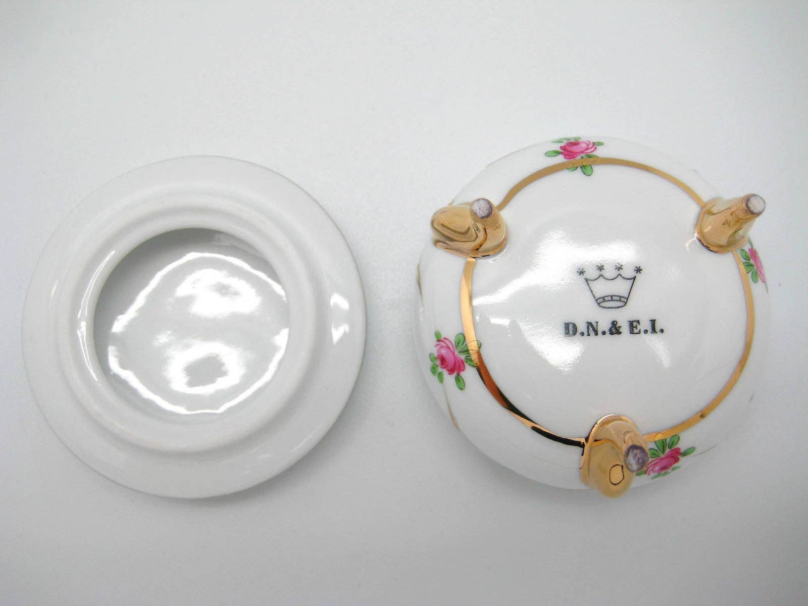 European Heritage Gifts - Wholesale Jewelry Box/Organizer - Victorian Antique Round Jewelry Box Desert Rose1