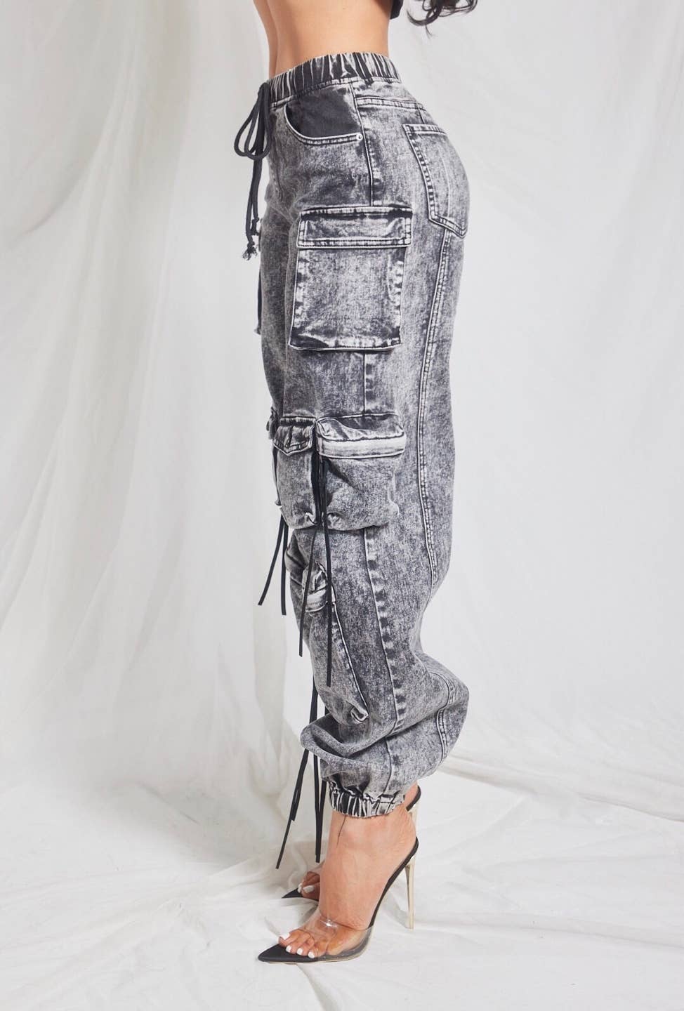 WFFS – wholesale Pants – Women's – Jogger Cargo Pant Spandex1