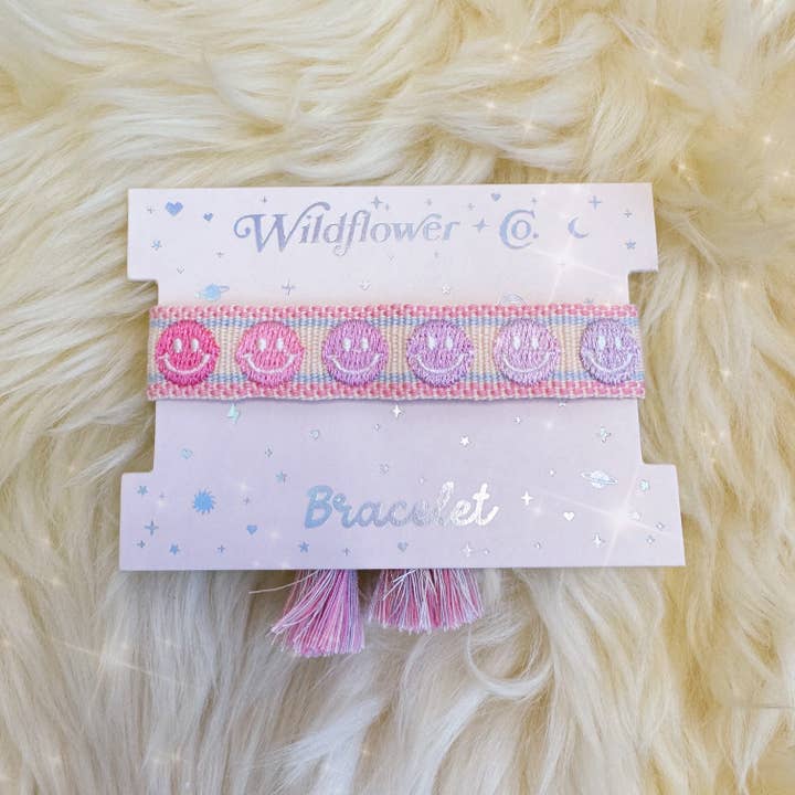 Wildflower + Co. - Wholesale Woven/Braided Bracelet - Embroidered Friendship Bracelets
