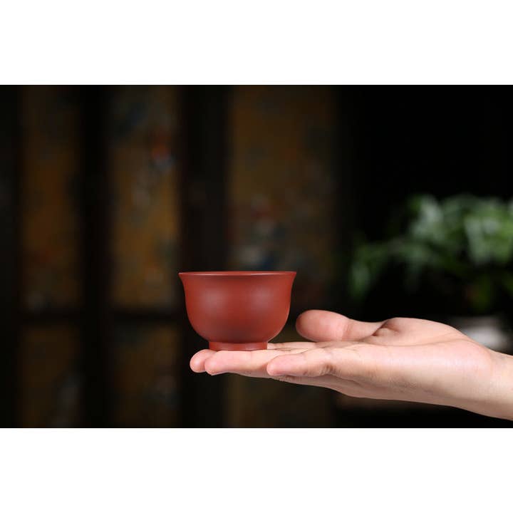 Gohobi (We cover U.S. import duties) - Wholesale Coffee/tea cup - Gohobi Red Yixing Clay Ceramic Classic Tea Cup11