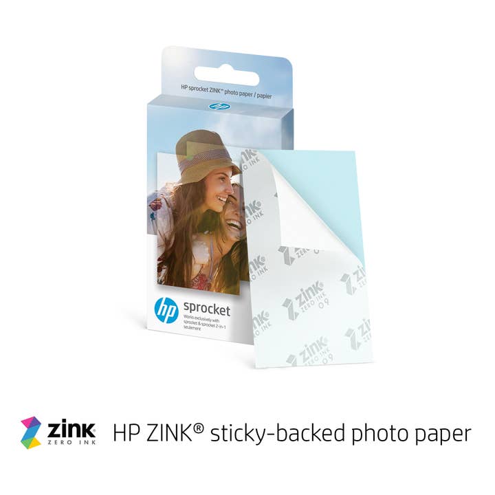 HP - Wholesale Sticker - Sprocket 2" x 3" Sticky-Backed Zink Photo Paper1