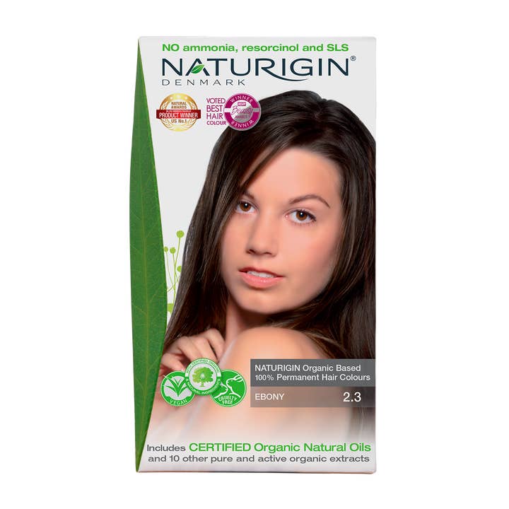 Tintura de Cabelo NATURIGIN Ebony 2.3 por atacado de NATURIGIN
