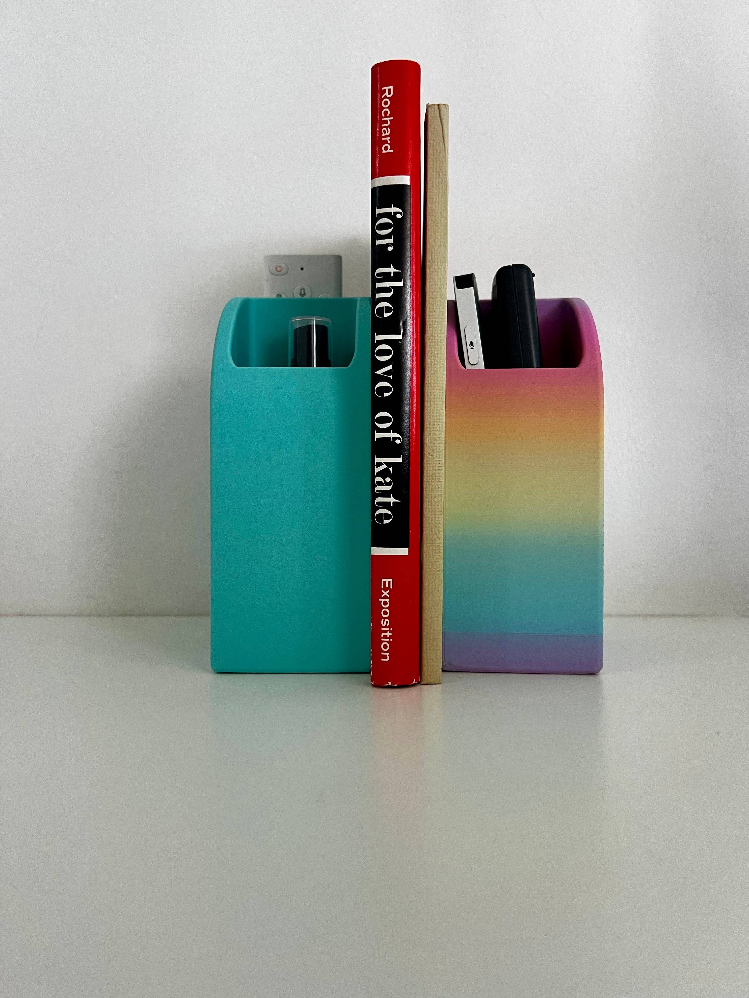 Brehmwood Creative - Wholesale Bookend - Rainbow Bookend Organizer | Perfect for the Desktop or Succulent/Plants14