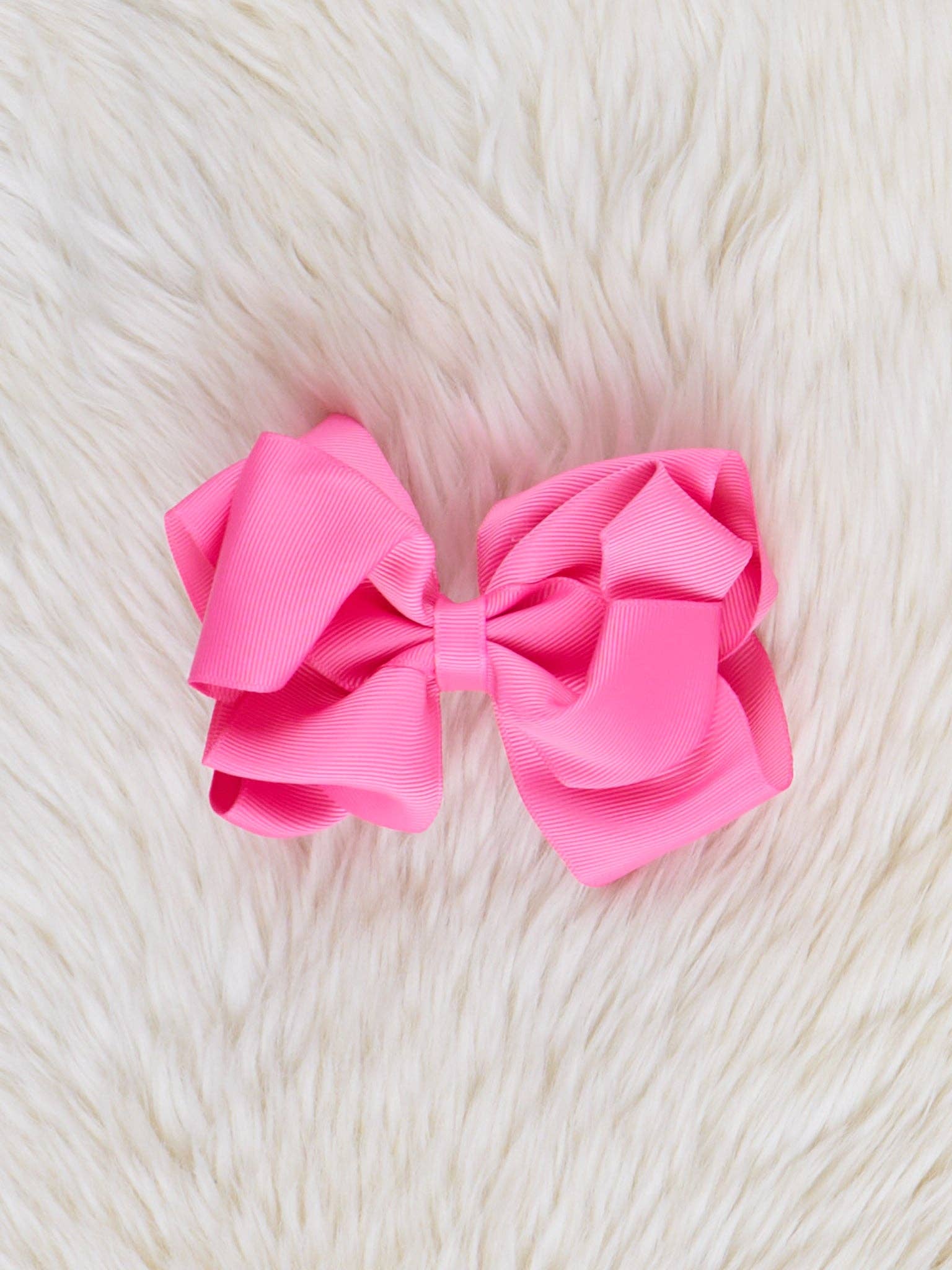 Marie Nicole Clothing - Wholesale Hair Bow - Kids - Double Layer Bow 5 Inch - 70 Colors Available53