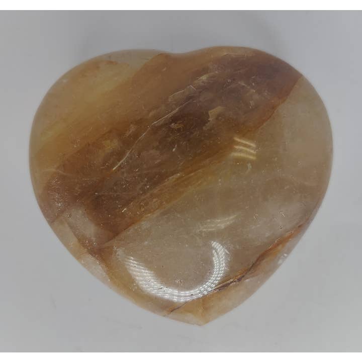 The Headspace - Wholesale Spiritual Stone/Crystal - Yellow Hematoid Quartz Hearts
