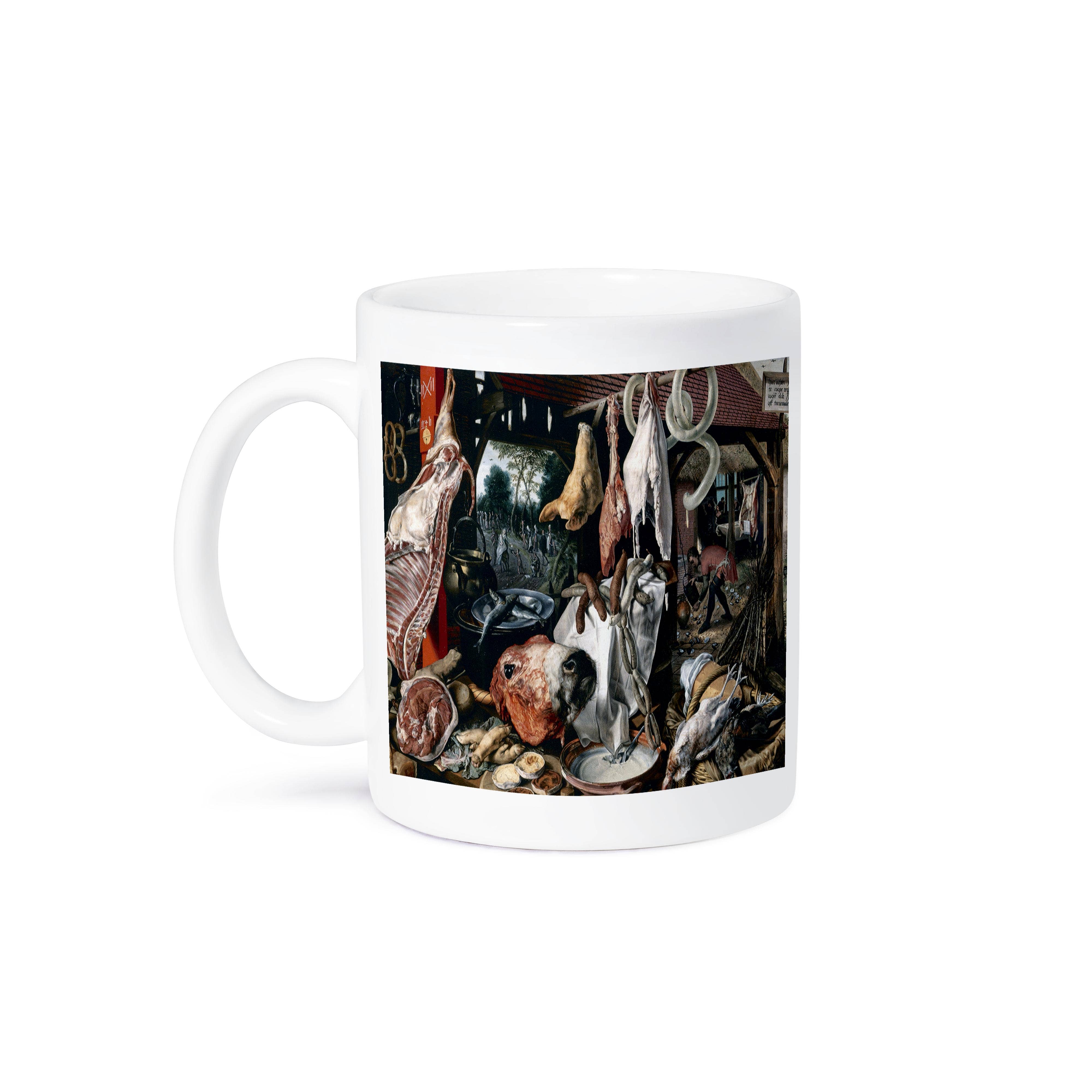 3dRose - Wholesale Coffee Mug - 3dRose, Butchers Stall by Pieter Aertsen Butcher Shop Scene in 1551, Mug8