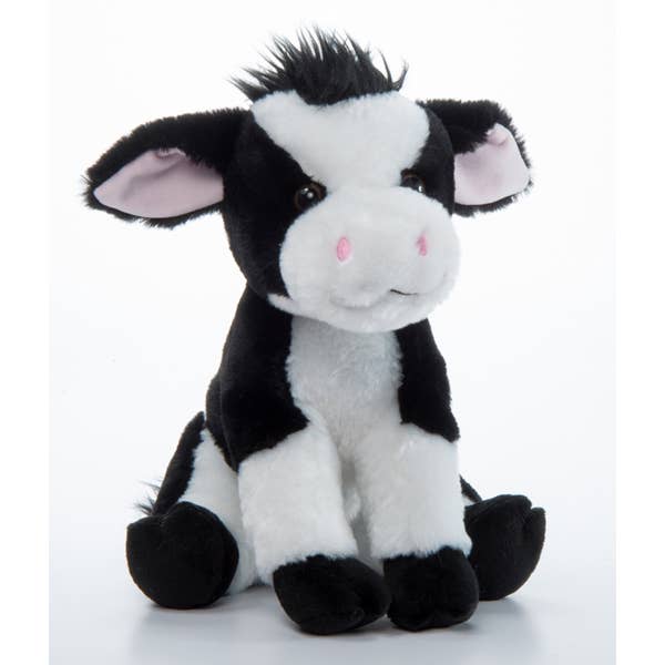 12" (28cm) Wild Onez Koe Boerderij/Schuur Dier Knuffel pluche voor wholesale door The Petting Zoo
