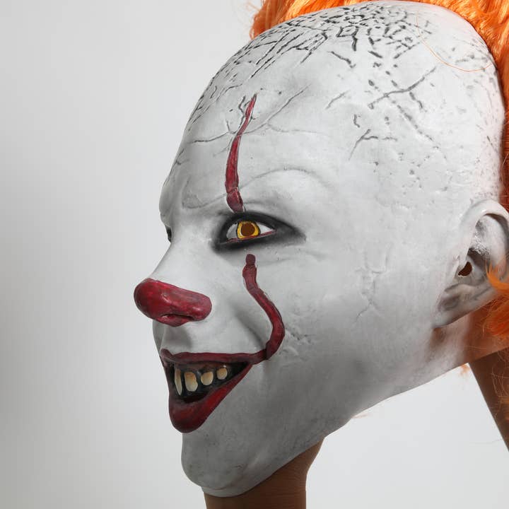 Lelaffet - Wholesale Costume - Unisex - Halloween mask IT Clown Scary Challenge Games Evil Mask3