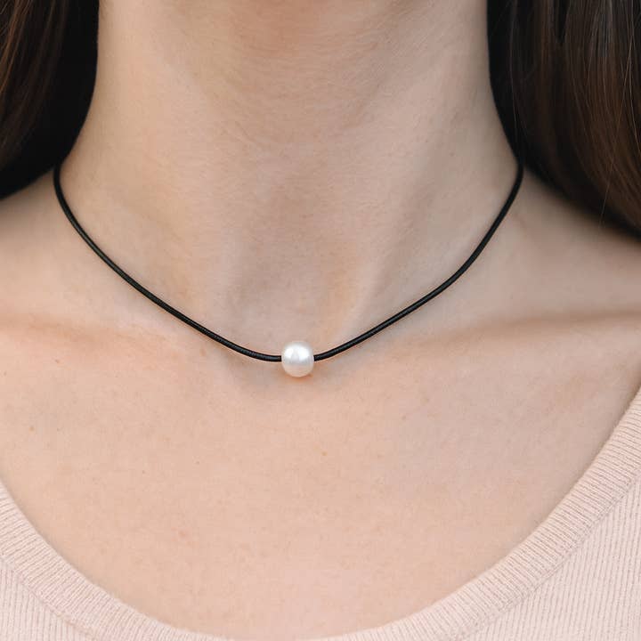 Mitternachtsperlenhalsband für den Großhandel von So... Silver Jewelry