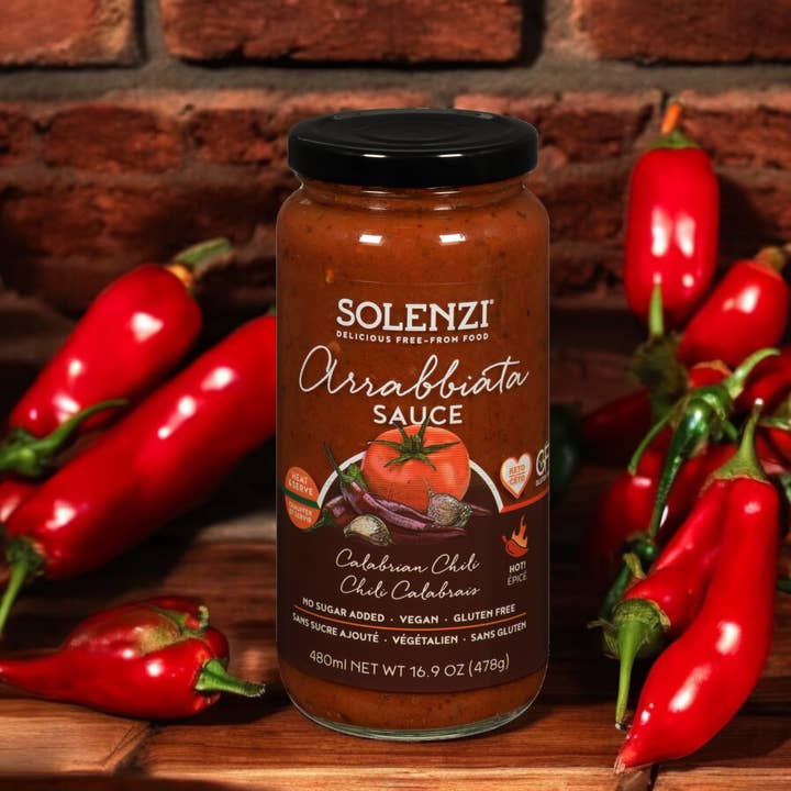 ARRABBIATA Sauce with Calabrian Chili 480ml for wholesale by SOLENZI
