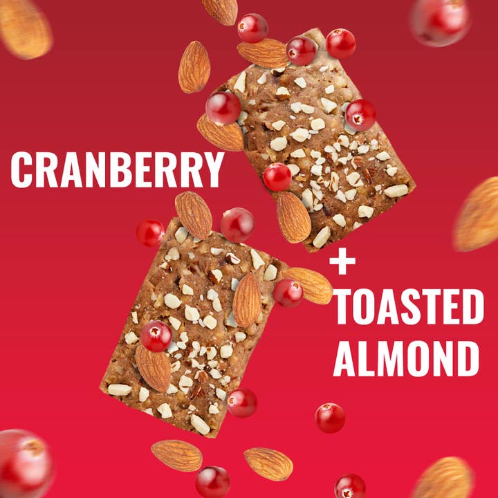 The GFB - Wholesale Snack Bar - The GFB: Cranberry Toasted Almond Protein Snack Bar5