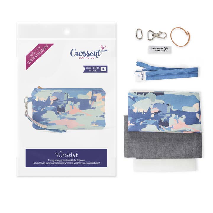 Crosscut Sewing Co. - Wholesale Craft Sewing Kit - Wristlet Sewing Kit - Adult Sewing Kit for Beginners41