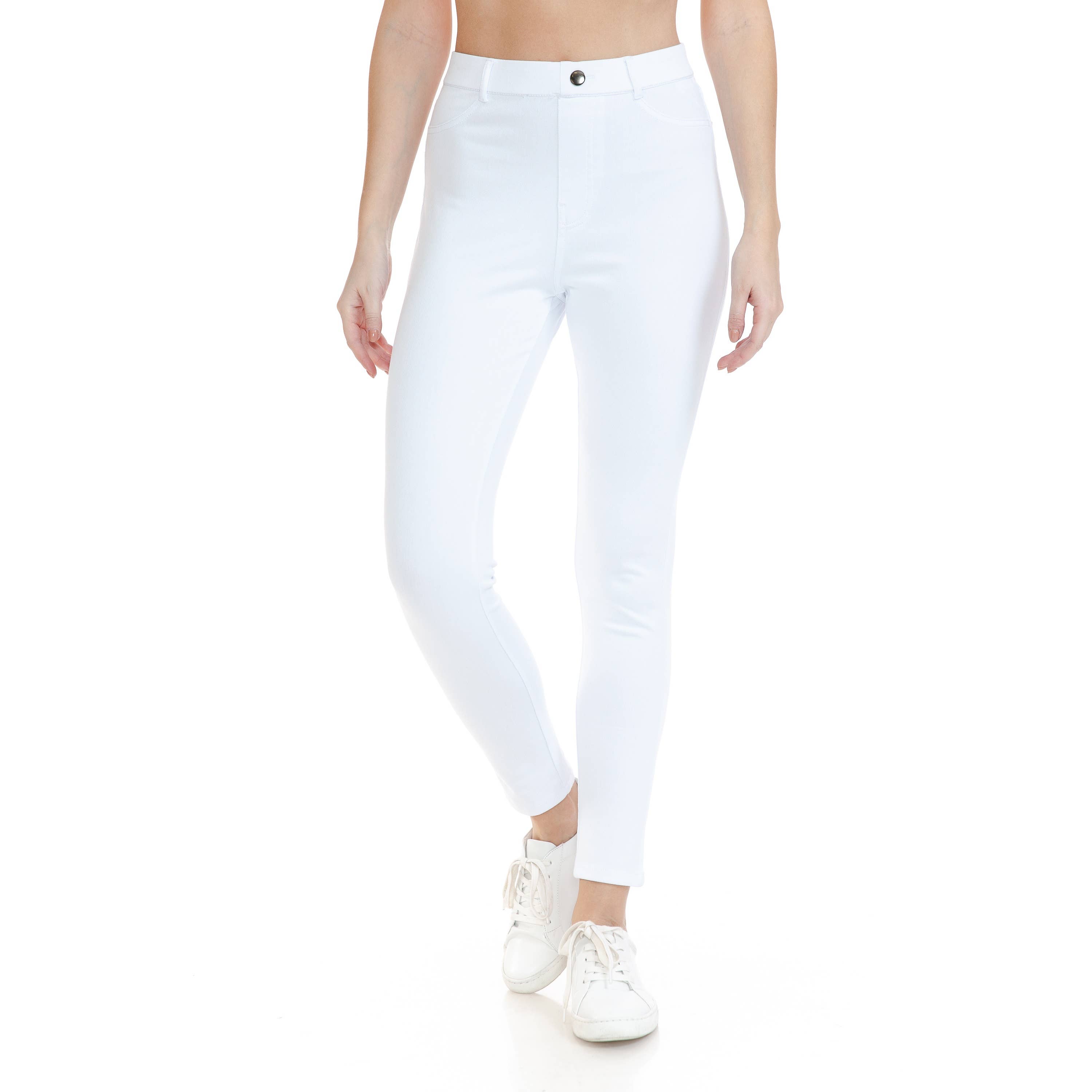 Leggings Depot – Großhandel Jeans – Damen – Jeggings in voller Länge mit Gesäßtaschen0