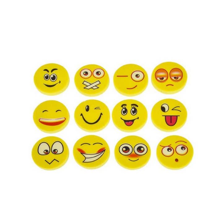 Buddha Yoga - Vente Gomme – enfant - Emoji Erasers, jouets pour enfants, Halloween, en vrac
