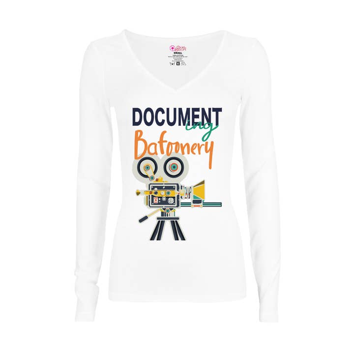 Documenting Bafoonery Long-Sleeve T-Shirt for wholesale by Cooki Bloom