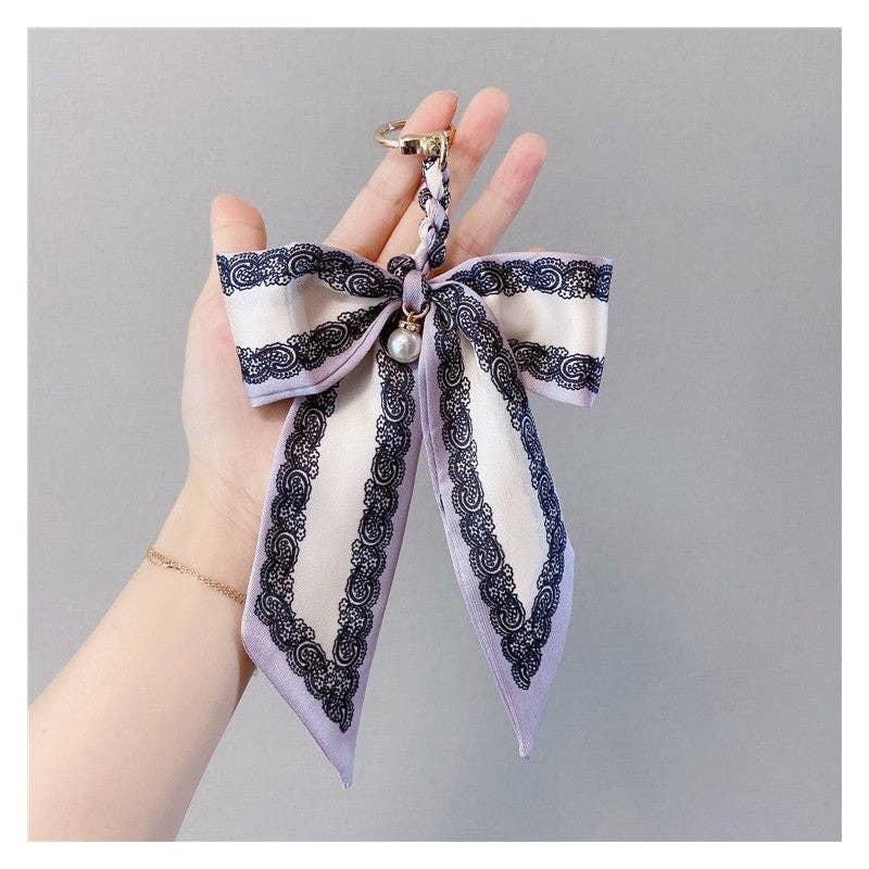 ShieldChic - Wholesale Keychain - Women's - Scarf Bow Keychain Pendant0