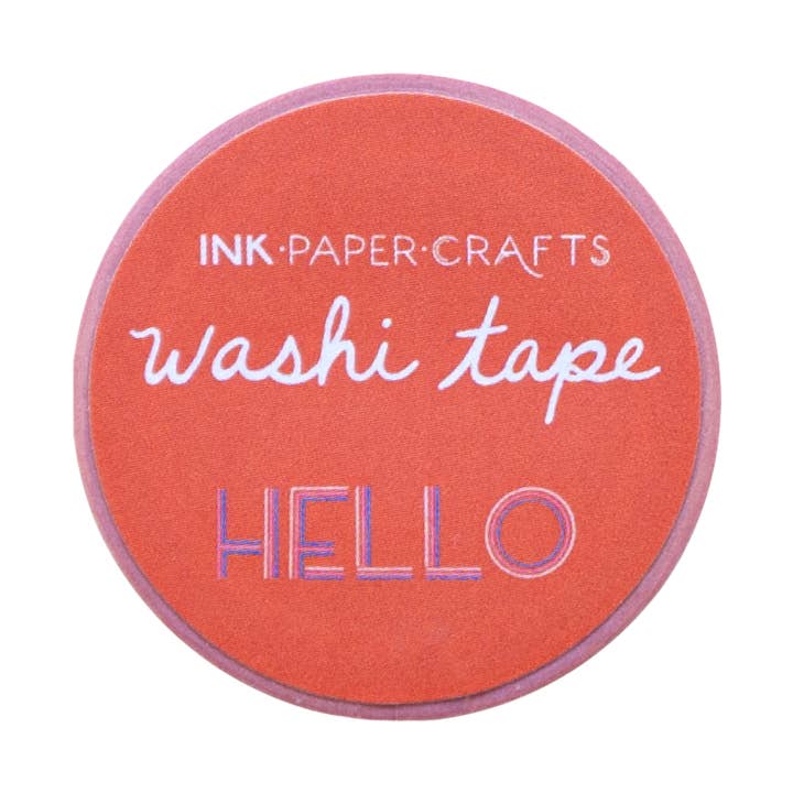 Hello Type Washi Tape voor wholesale door Ink Paper Crafts
