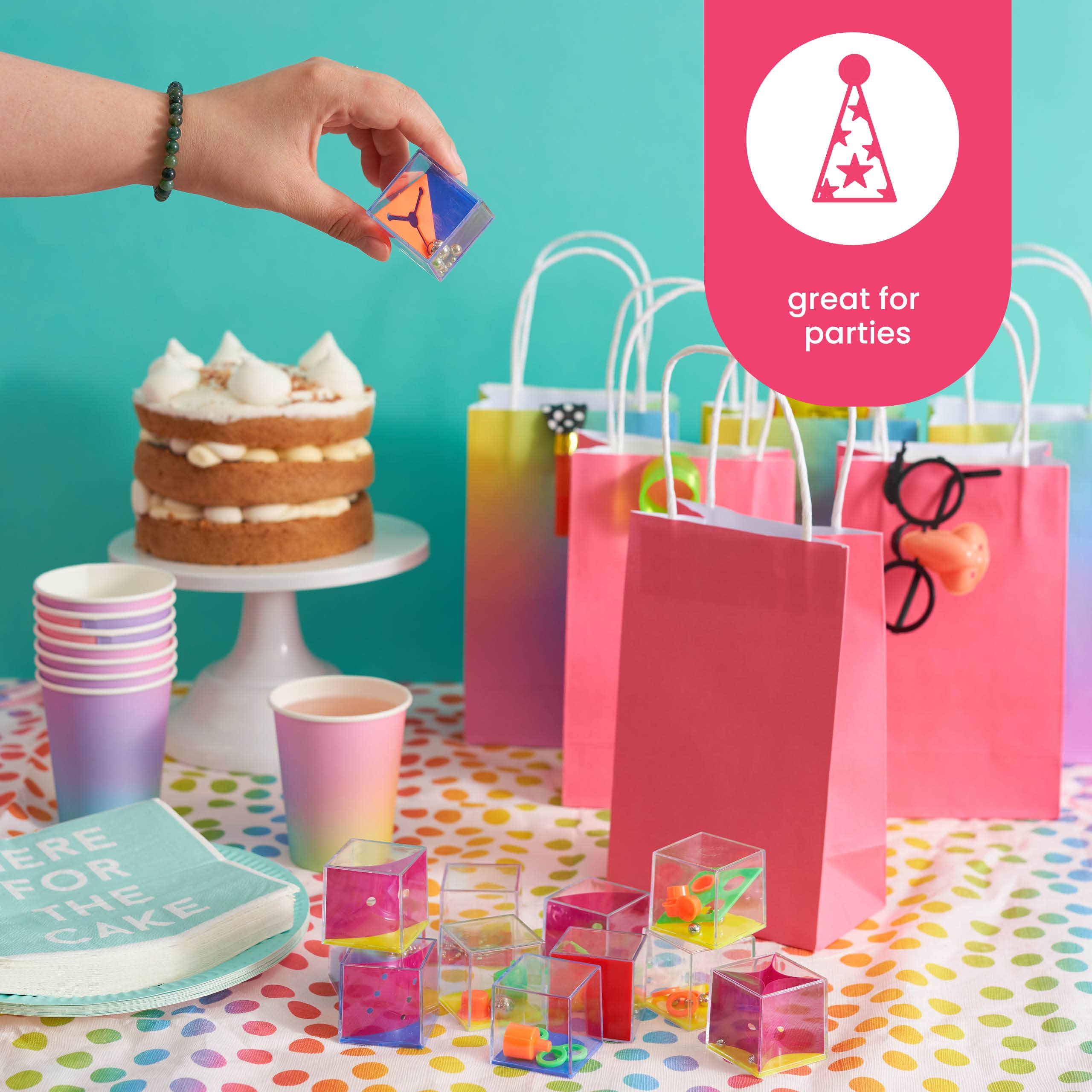 The Twiddlers - Wholesale Brain Game - Kids - 12 Mini Cube Brain Teaser Puzzle Box Set 6