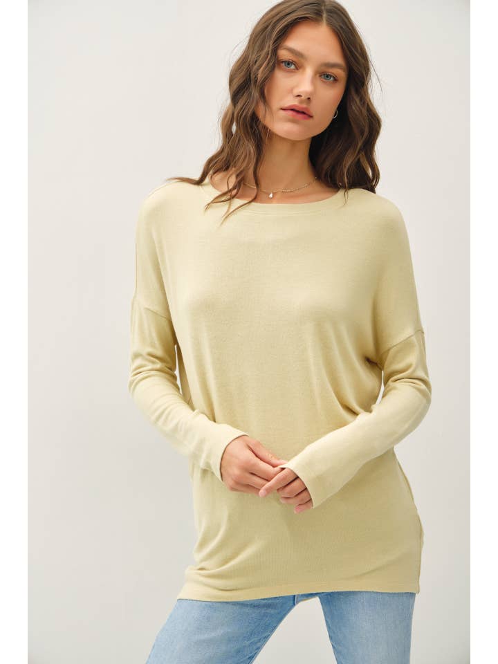 Be Cool - Wholesale Knit Top - Women's - Boat Neck Knit Top