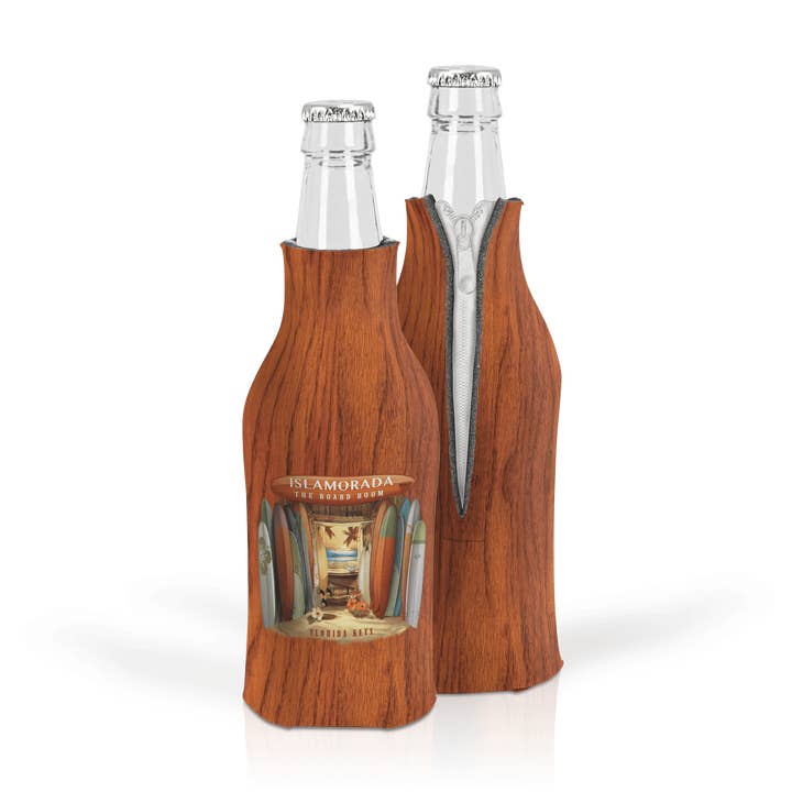 Matrix - Wholesale Beer/wine caddy - Customizable Scuba Foam Zippered Bottle: Boardroom Mahogany