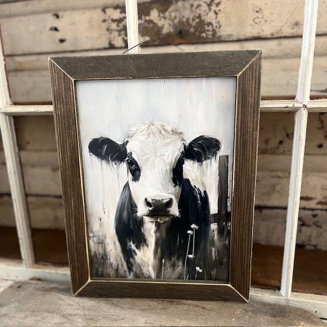 HMK523L Cow Portrait for wholesale by JanMichaels Art & Home