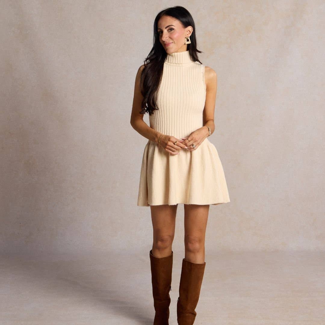 Nickel and Suede - Wholesale Dangle Earrings - Ecru & Bronze Houndstooth Avery2