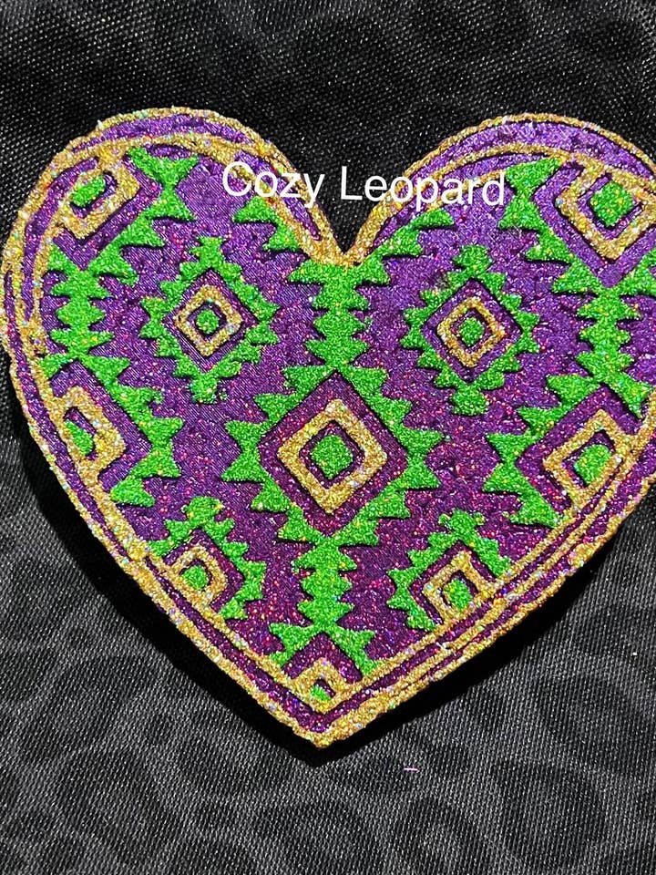Aztec Heart Car Freshie for wholesale by Cozy Leopard Boutique
