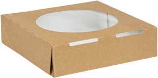 Hudson Meat Company - Wholesale Gift Box - PIZZA BOXES WINDOW KRAFT - INNO-PAK