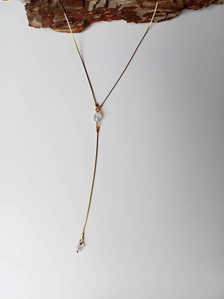 L'atelier du 6 – Colar de elos e correntes por atacado – Colar de Costas de Casamento - Jóias de Vestido com Encosto Aberto, Corrente7