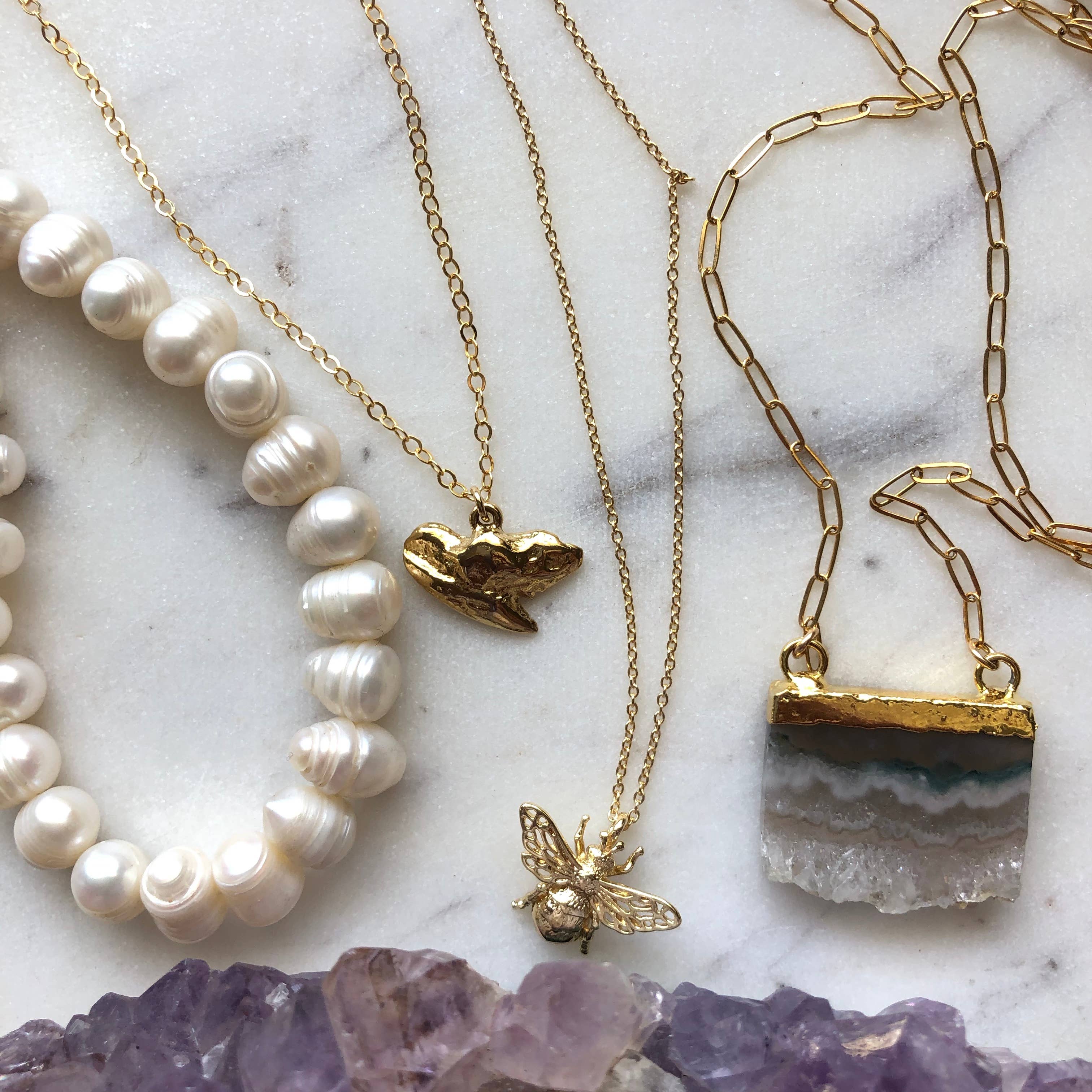 Jessica Matrasko Jewelry - Venta al por mayor Collares de cuentas/perlas - Collar de Perlas de Agua Dulce Fallon1