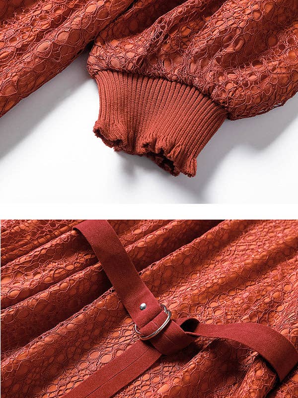 StyleGalX – wholesale Klänning - Dam – Shiloh Midi spetsklänning8