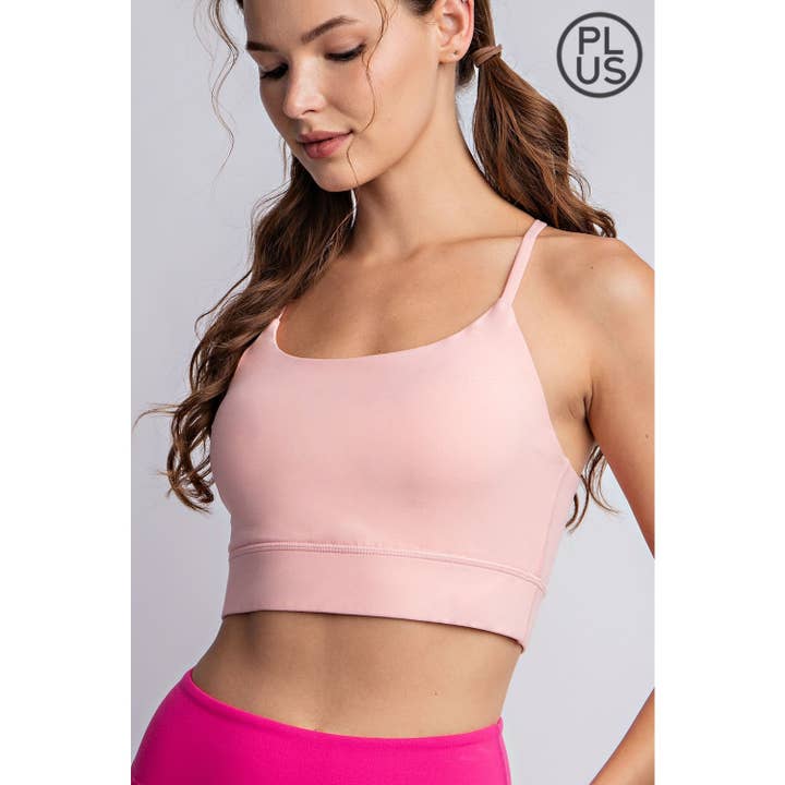 Rae Mode - Wholesale Sports Bra - Women's - PLUS SIZE BUTTER SPORTS BRA WITH ADJUSTABLE STRAP14
