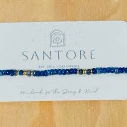 Santore Jewelry Company - Wholesale Beaded Bracelet - Linea Beaded Stretch Bracelet - Ships Carded29