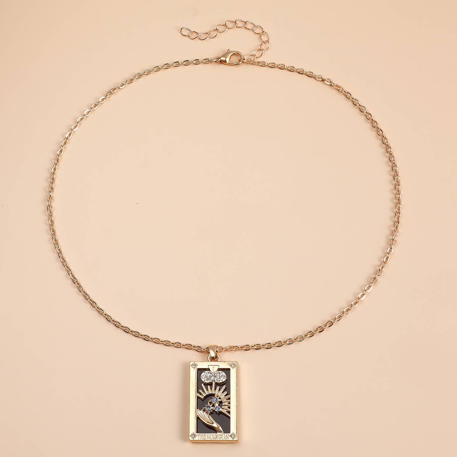 Gemscape UK - Wholesale Pendant/Charm Necklace - Tarot Design Necklace with Crystal - Chic Trendy Jewellery27