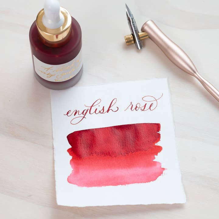 Tom's Studio - Wholesale Craft Supplies - English Rose - Calligraphy Ink