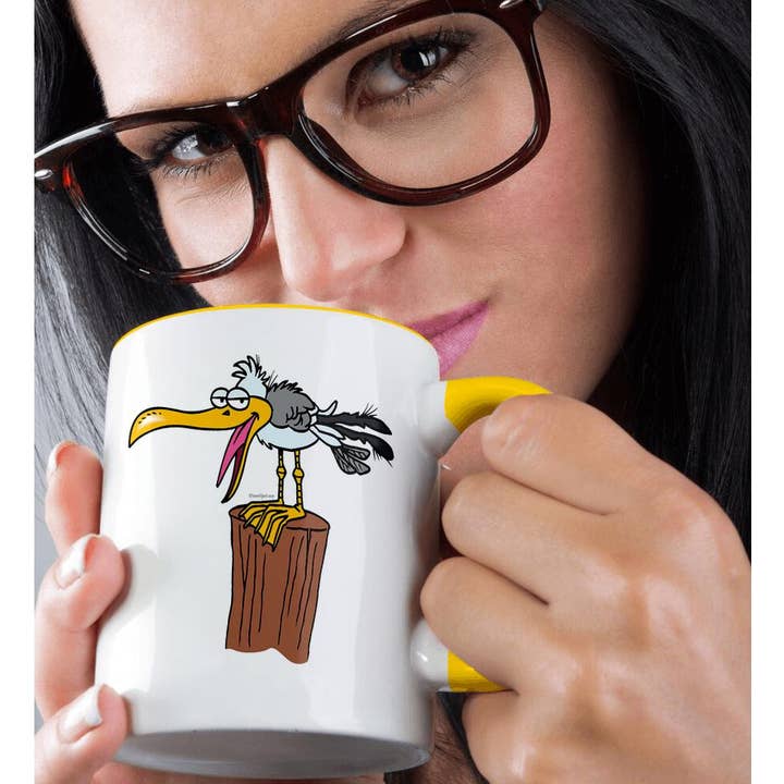 3dRose - Wholesale Coffee Mug - 3dRose, Silly Seagull Cartoon, Mug1