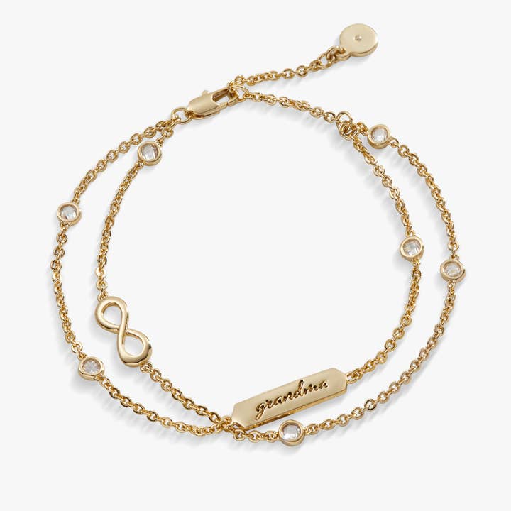 Alex and Ani - Wholesale Link & Chain Bracelet - Grandma Infinity Chain Double Strand Bracelet3