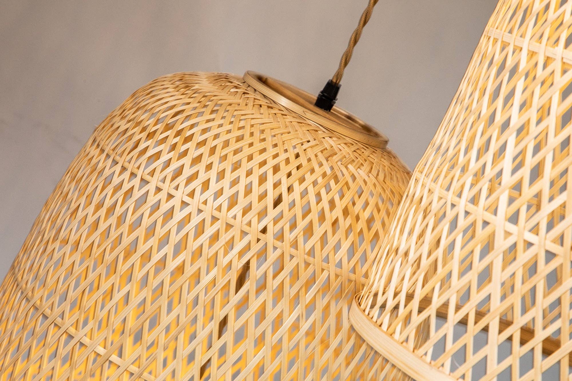 ELE Light & Decor - Wholesale Chandelier/Hanging Light - Three Lights Rattan Pendant Light9