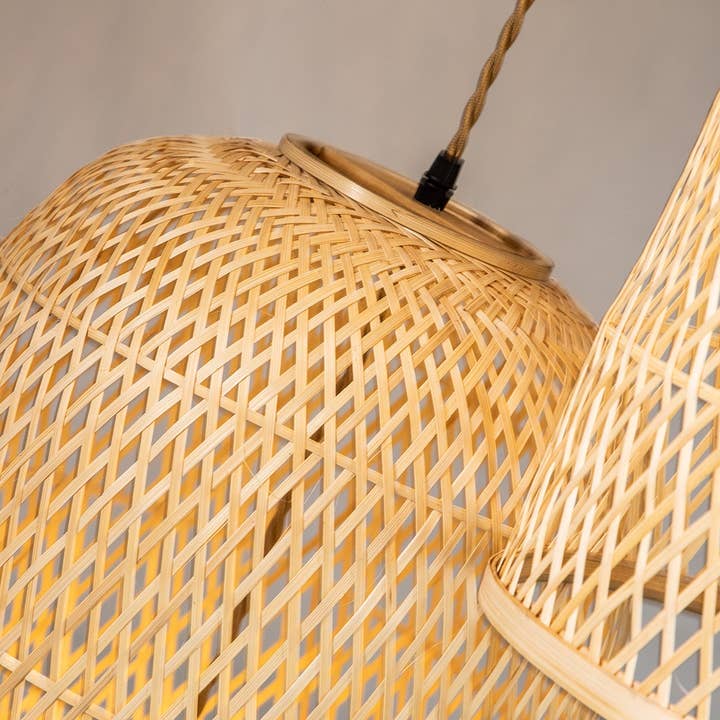 ELE Light & Decor - Wholesale Chandelier/Hanging Light - Three Lights Rattan Pendant Light9