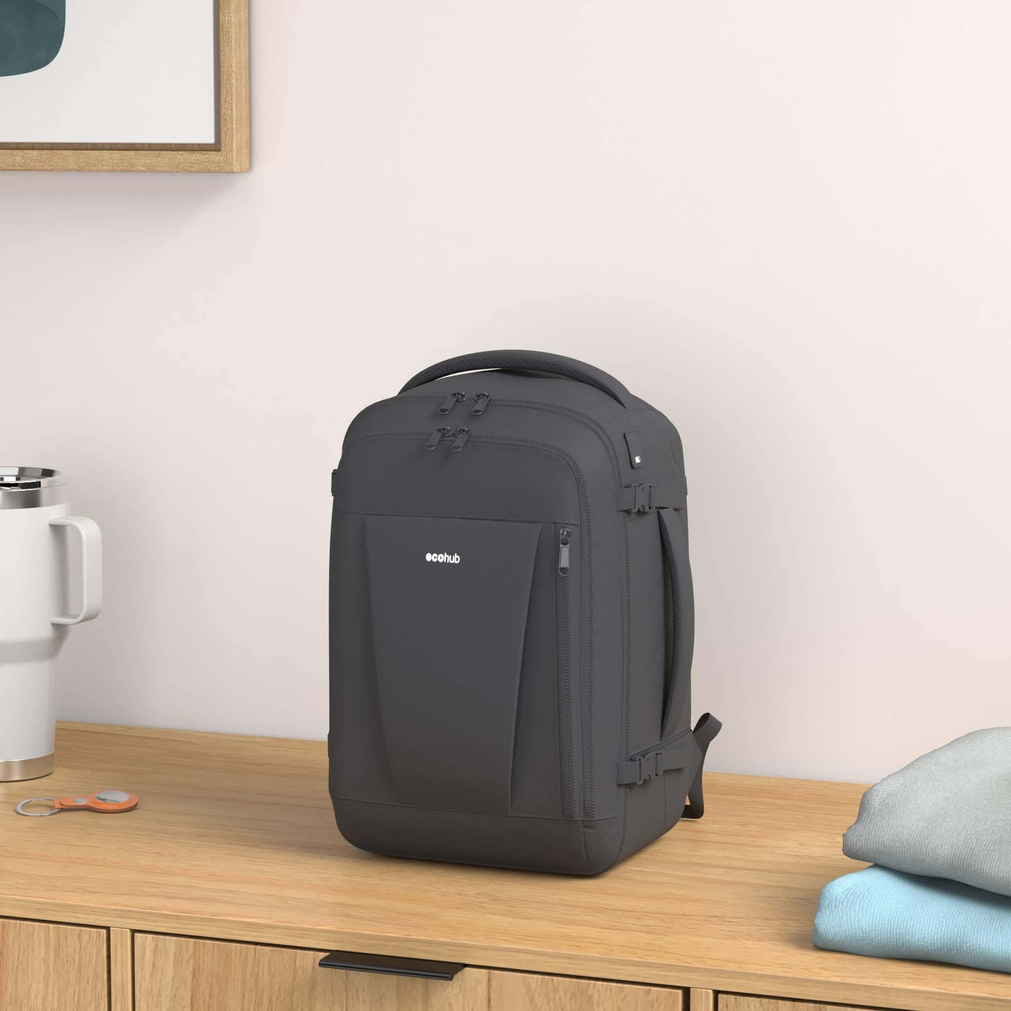 wandf - Wholesale Backpack - Unisex - 20L Underseat 13 Pockets Carry on Travel Bag with USB Port8