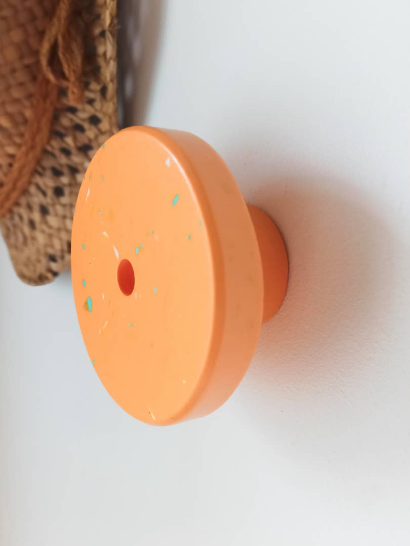 Hey Denise - Wholesale Wall Hook - Large terrazzo Jesmonite coat hook – Handcrafted design6