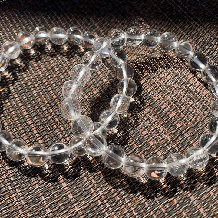 Bracciali in cristallo di quarzo trasparente per la vendita all'ingrosso da parte di Copper Moon Crystals