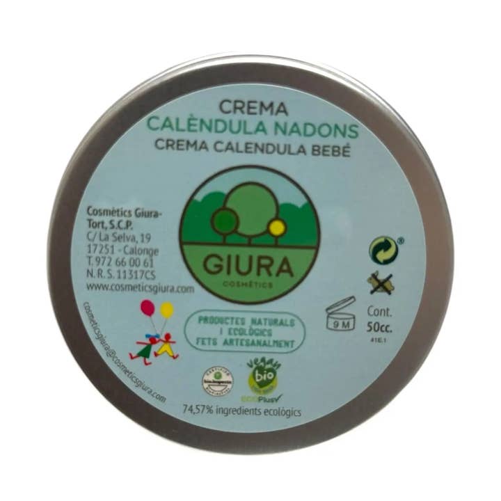 Calendula Baby Creme – Økologisk blecreme 50ml for engroshandel hos Cosmètics Giura