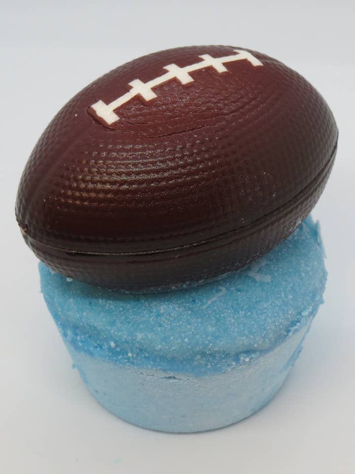 Sassy Bubbles Football Bath Bomb for Kids, Squish Ball Fun for wholesale by Sassy Bubbles