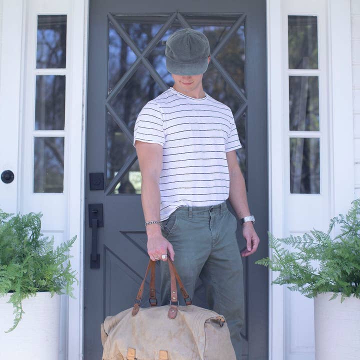 Sugarboo & Co - Wholesale Weekender Bag - Unisex - Canvas Duffle Bag - Faded Blue 24"x11"x11"1